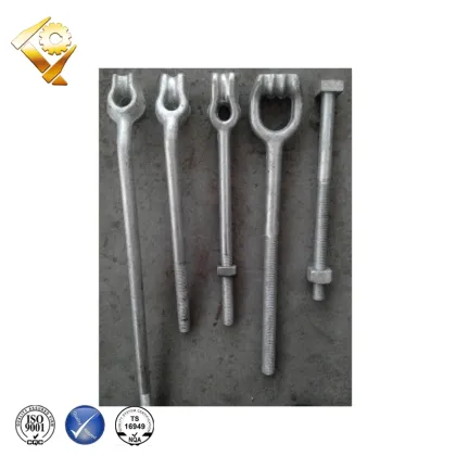 OEM/ODM Galvanized Steel triple eye thimble eye rod