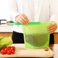 Makanan Gred kesegaran boleh diguna semula Freezer silikon ziplock beg