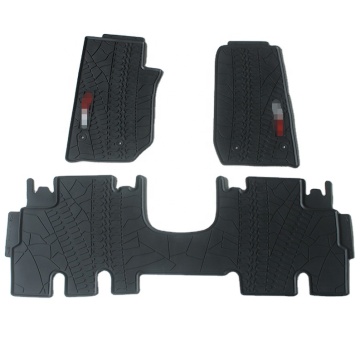 Custom Fit OEM Logo Car Mats for Jeep Wrangler JK 4 Doors 2008-2018