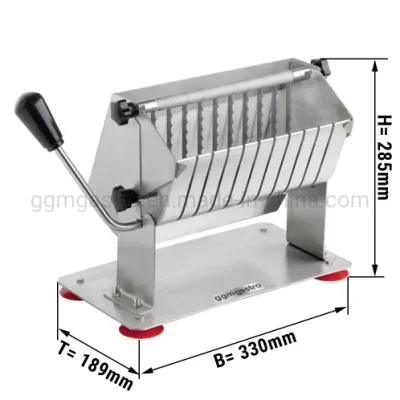 Commercial Manual Sausage Meat Slicer Currywurst Cutter