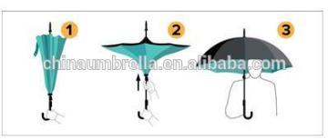 double layer upside down umbrella reverse or inverted umbrella