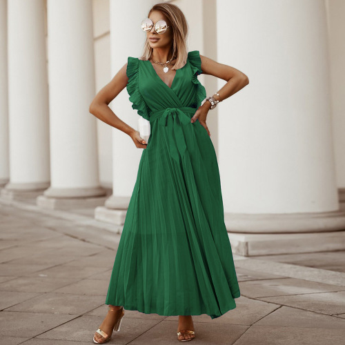 Custom Casual Midi Dress Sleeveless