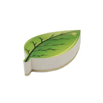 Printed leaf shaped gift packaging box