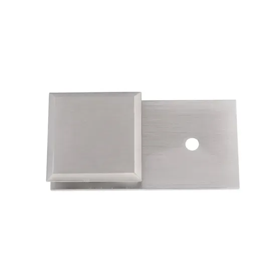 Sleek Wall to Glass Door Clip for Bathrooms