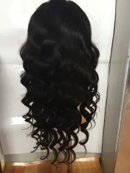 Factory price human virgin peruvian hair full lace wig lace frontal wig hot selling