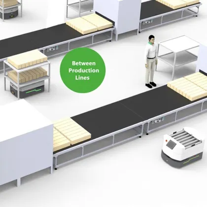 LCV300 AGV: 660lbs Smart Warehouse Robot Chassis Vehicle