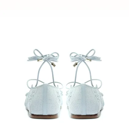 Customized Classic Soft Lace-Up Flat Shoes