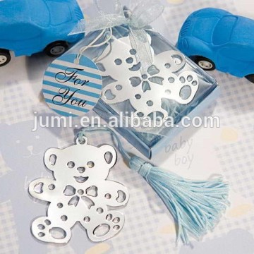 Lovable Teddy Bear Design Bookmarks baby shower favor