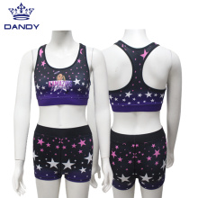 Customized girls cheer practice wear