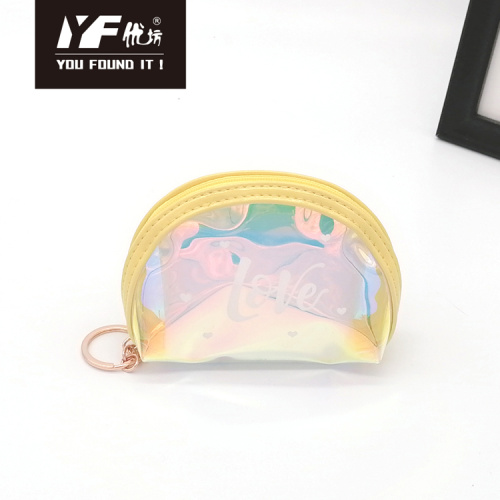 Laser TPU Coin Purse Lovely laser TPU make up coin purse Supplier