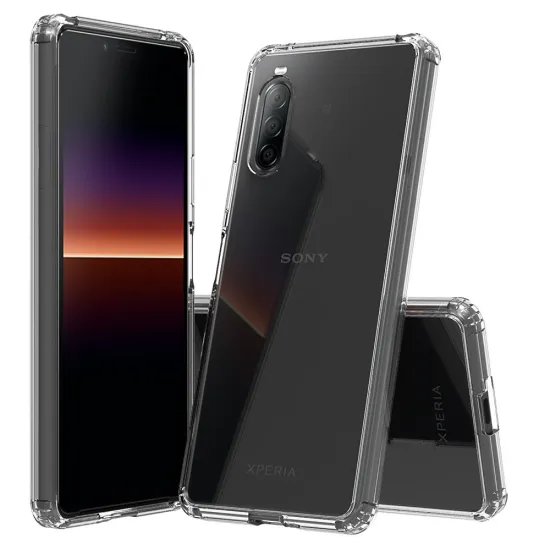 Ultra Slim Clear Hard PC+TPU Scratch-Proof Bumper Case for Sony Xperia 1 II/5 II/10 II