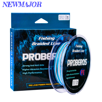 NewMajor 100M 4.53-45.3kg 11 Size Braided PE Fishing Line for Saltwater