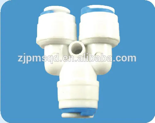 Union Y quick connect water fittings,quick fitting,plastic water adapter
