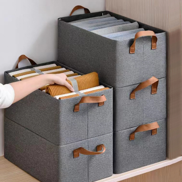 Organizadores de cajones mejorados para jeans y ropa con asa