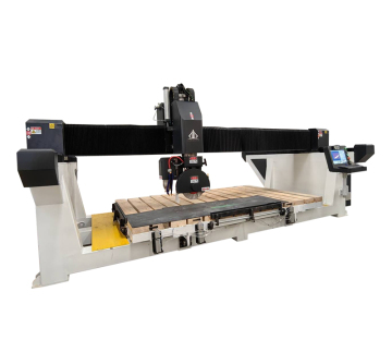 5-Axis CNC Bridge Saw with Automatic Servo Motor for Granite Cutting