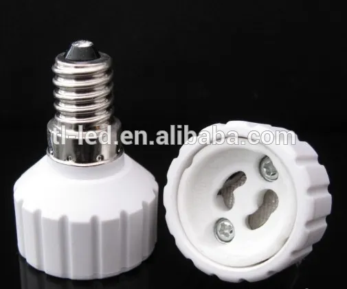 Light Adapter E14 To GU10 Adapter, E14 to GU10 LED Lamp holder