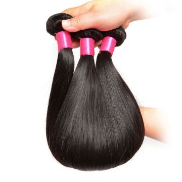 Unprocessed Cuticle Aligned Virgin Human Hair Wholesales Extension Brazilian Hair Bundles With Closure Vendors