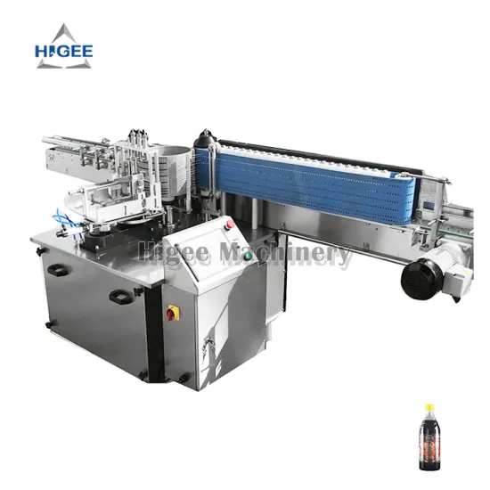 Cold Glue Labeling Machine for Tins and Glass Bottles