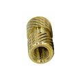 Brass Insert Knurled Hot-Melt Hot-Pressed Injection Nut