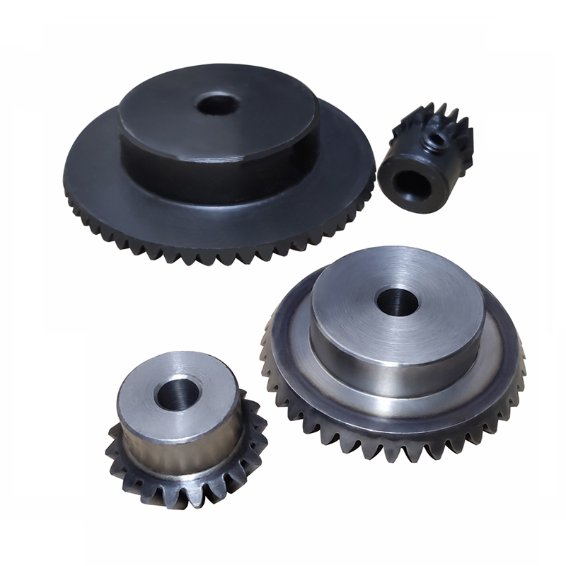 Direct Sale 45 Steel Quenched Bevel Gear 15 to 40 Teeth 90 Degree Drive