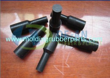 Non-corrosive Custom Silicone Rubber Parts Pull Taps , High Elongation