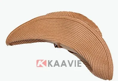 desert beach male mexican straw cowboy hat with leather belt