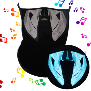 Custom LED Flashing Light-Up Halloween Party Carnival Mask