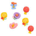 Lovely Small Flower Cabochons Mixed Colors No Hole Flower Flat Back Charms Embellishment Supplies For Jewelry Scrapbooking DIY
