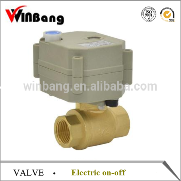 2015 Most Popular Online Supplier Of Mini Spring Return Electric on-off Valves