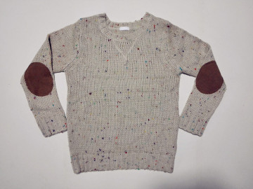 NEW Kids Girls Cotton Knit Sweater Pullover Top Wheat Green Orange size 2-10Y