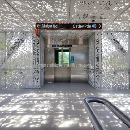 Aluminum Perforated Strip Ceiling Panels