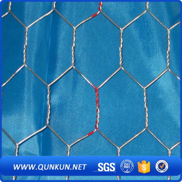 malla de alambre hexagonal/hexagonal galvanized zinc coated mesh