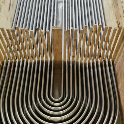 Heat exchanger type electric heating U-bend