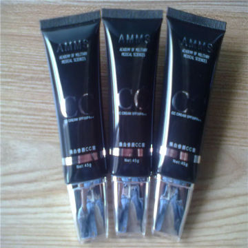 Cosmetic Packaging Material Oval Flat Plastic Tube