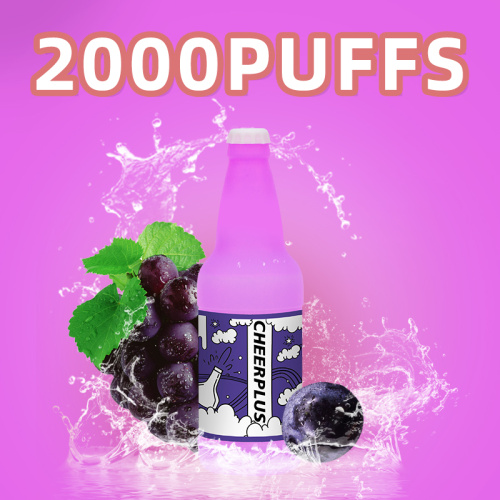 Bierflasche Cheerplus 2000 Puffs Einweg -Vape -Gerät