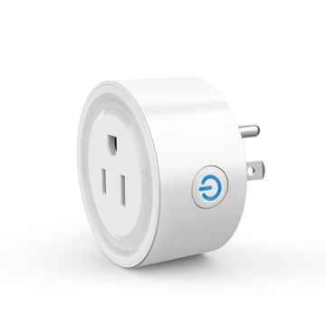 Smart WiFi Socket With Us Plug, Adaptateur 16A pour Smart Life - Contrôle de l'application Tuya, compatible avec Alexa et Google Home