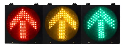Energy Saving Ryg Traffic Control Lights / Led Traffic Signal
