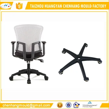 Plastic mold Ploypropylene Plastic Chair With wheel office chair