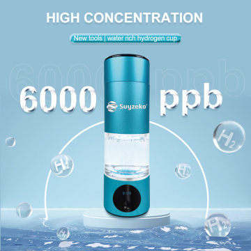 Suyzeko Wholesale SPE 6000ppb Hydrogen Water Generator Portable Hydrogen Water Bottle