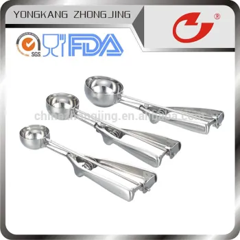 Hot selling kitchen stainless steel ice cream scoop