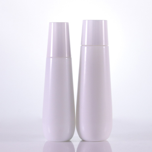 Round Bottom Shaped White Lotion Bottle