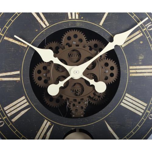 Classic 16 Inch Gear Pendulum Wall Clock