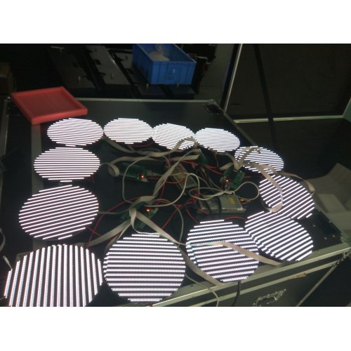 Customized Logo Diameter 256mm P4 Circle led Module
