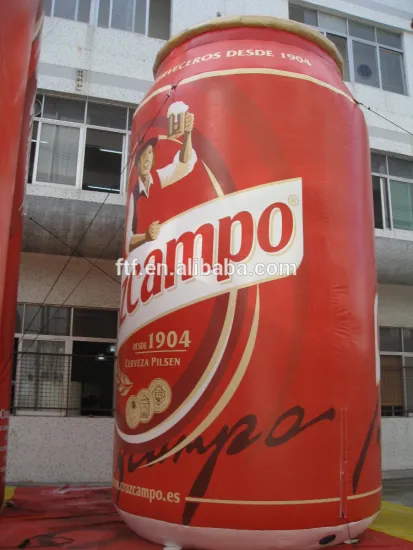 2015 Custom New Giant Cheap Inflatable Bottle For Hot Sale, Inflatable Bottle For Advertising