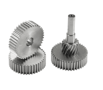 High Precision CNC Machined Steel Gear: Small Metal Spur Ring Gears with Threads
