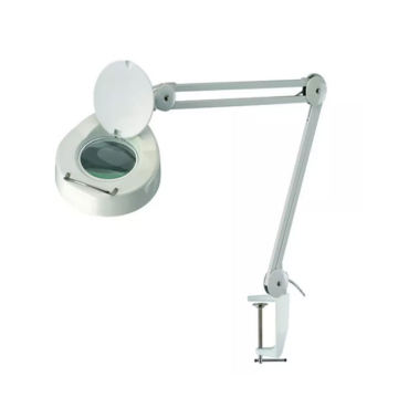 China Supplier Dimmable Desk Folding Magnifying Glass Lamp with Light for Close Work