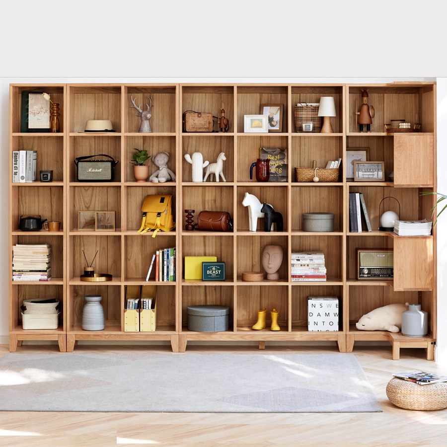 Bookcase Wall With Storage