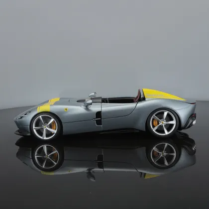 Bburago 1:18 Ferrari Concept cars Monza SP1 Roadster Car Static Simulation Diecast Alloy Model Car Toy collection gift