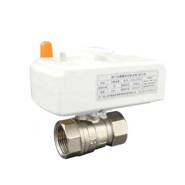 Brass Forged Electric Gas Ball Valve BJ51006 for Firefighting Systems