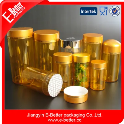 amber injection medicine capsule/tablets/pills bottle